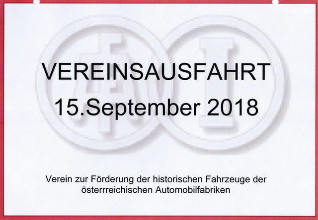 Vereinsausfahrt 2018